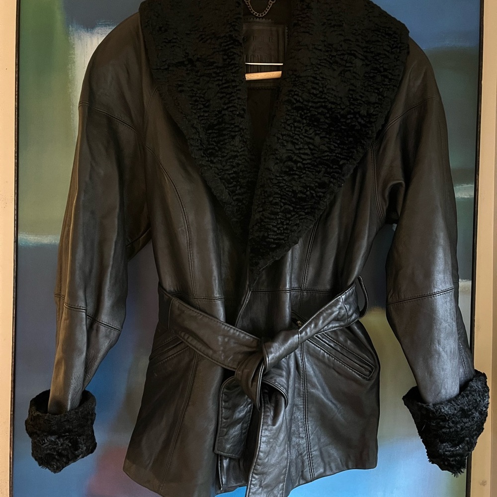 Cuir Du Monde leather jacket coat